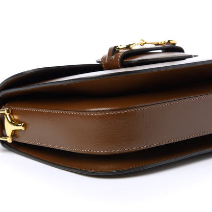 Gucci Azalea Calfskin Horsebit 1955 Shoulder Bag Brown Sugar 6 of 10
