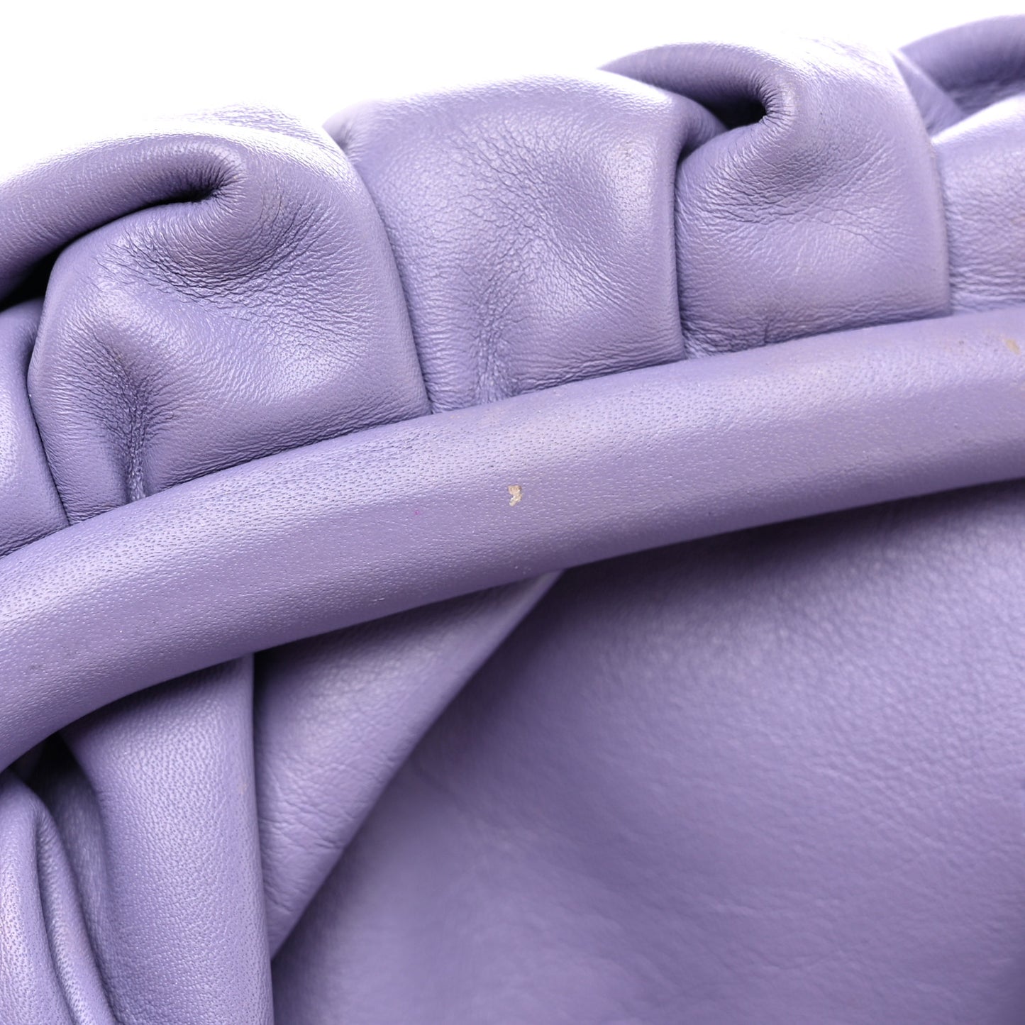 Smooth Butter Calf The Pouch Oversized Clutch Lavender