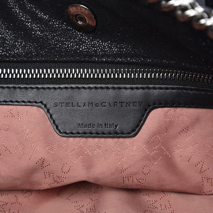 Stella McCartney Shaggy Deer Quilted Falabella Shopper Tote Black 6 of 10