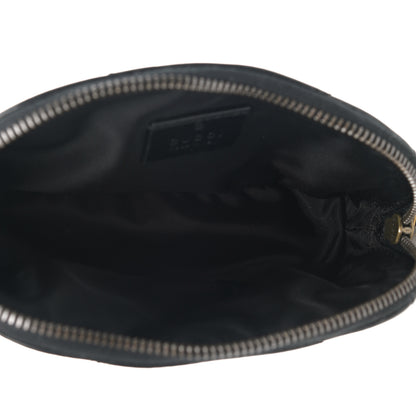Gucci Calfskin Matelasse GG Marmont Pouch Cosmetic Case Black 5 of 8