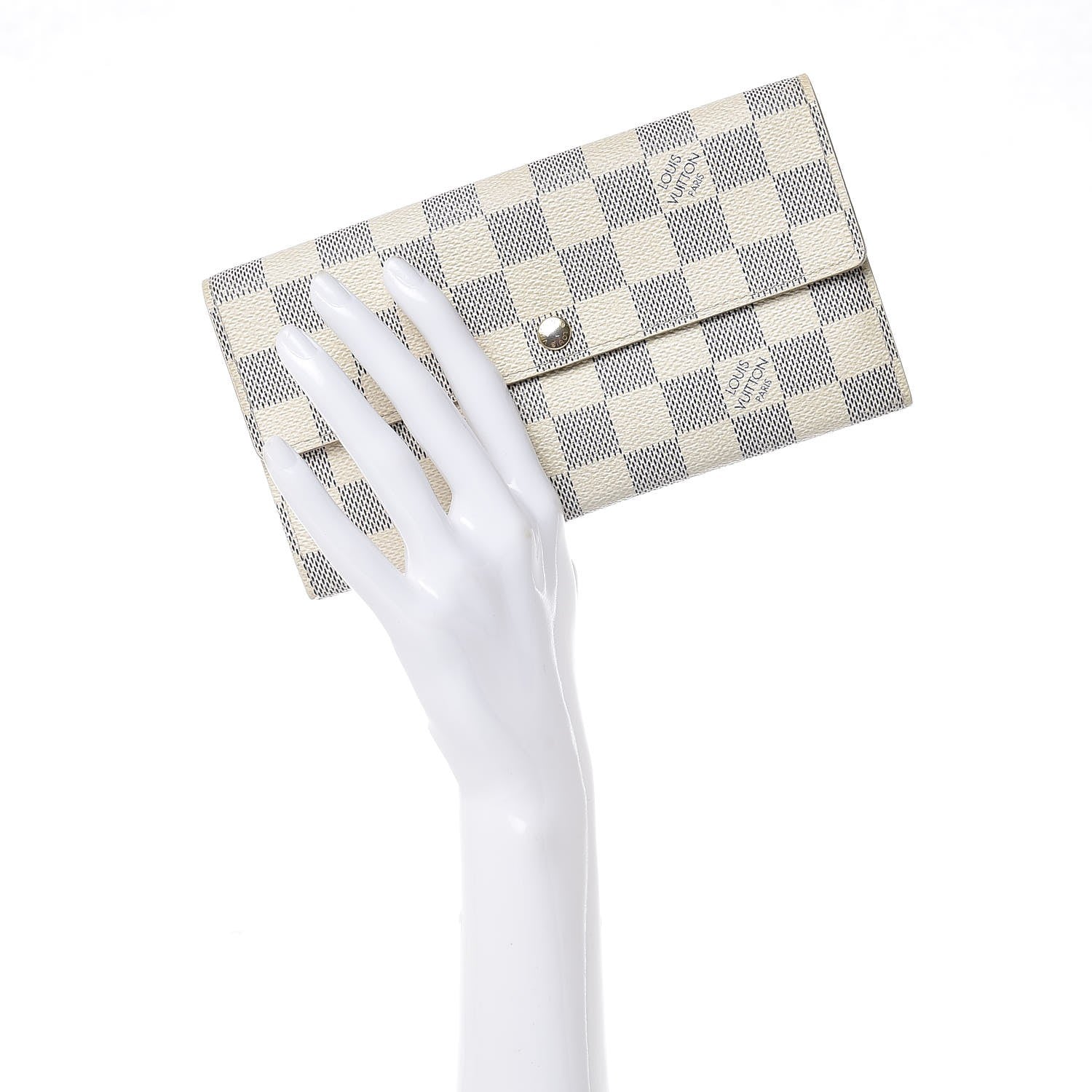 Louis Vuitton Damier Azur Sarah Wallet 2 of 15