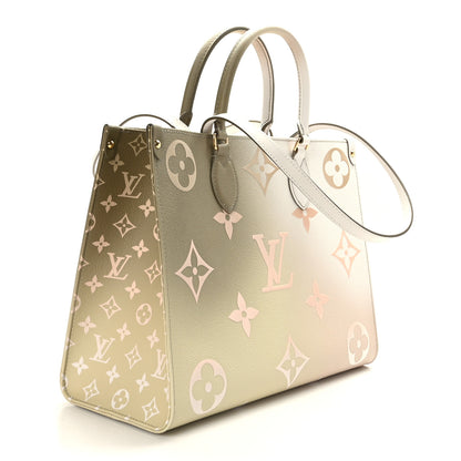 Louis Vuitton Monogram Giant Spring In The City Onthego MM Sunset Kaki 3 of 9