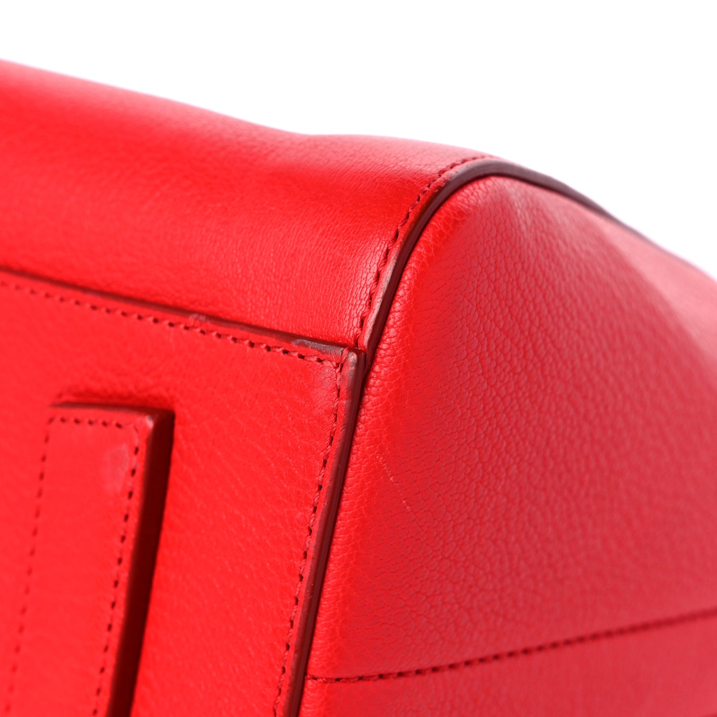 Sugar Goatskin Small Antigona Medium Red