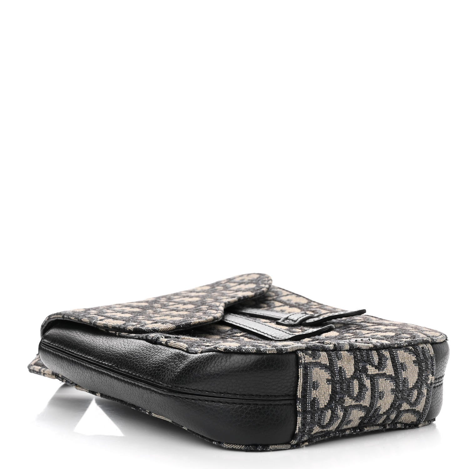 Christian Dior Oblique Saddle Pouch Blue 4 of 11