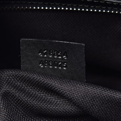 Gucci GG Supreme Monogram Web Tote Backpack Black Grey 7 of 12