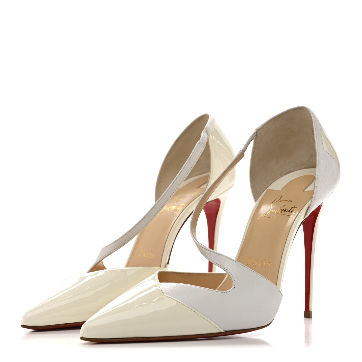 Patent Kid Round And Square 100 Pump 39 White
