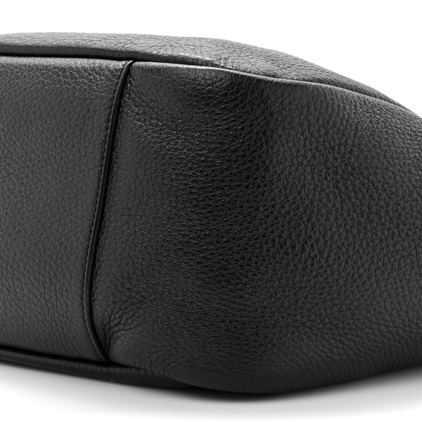 Grained Deerskin Bea Tote Black