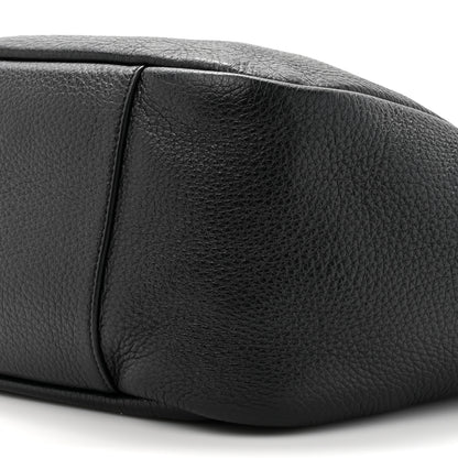 Saint Laurent Grained Deerskin Bea Tote Black 9 of 10