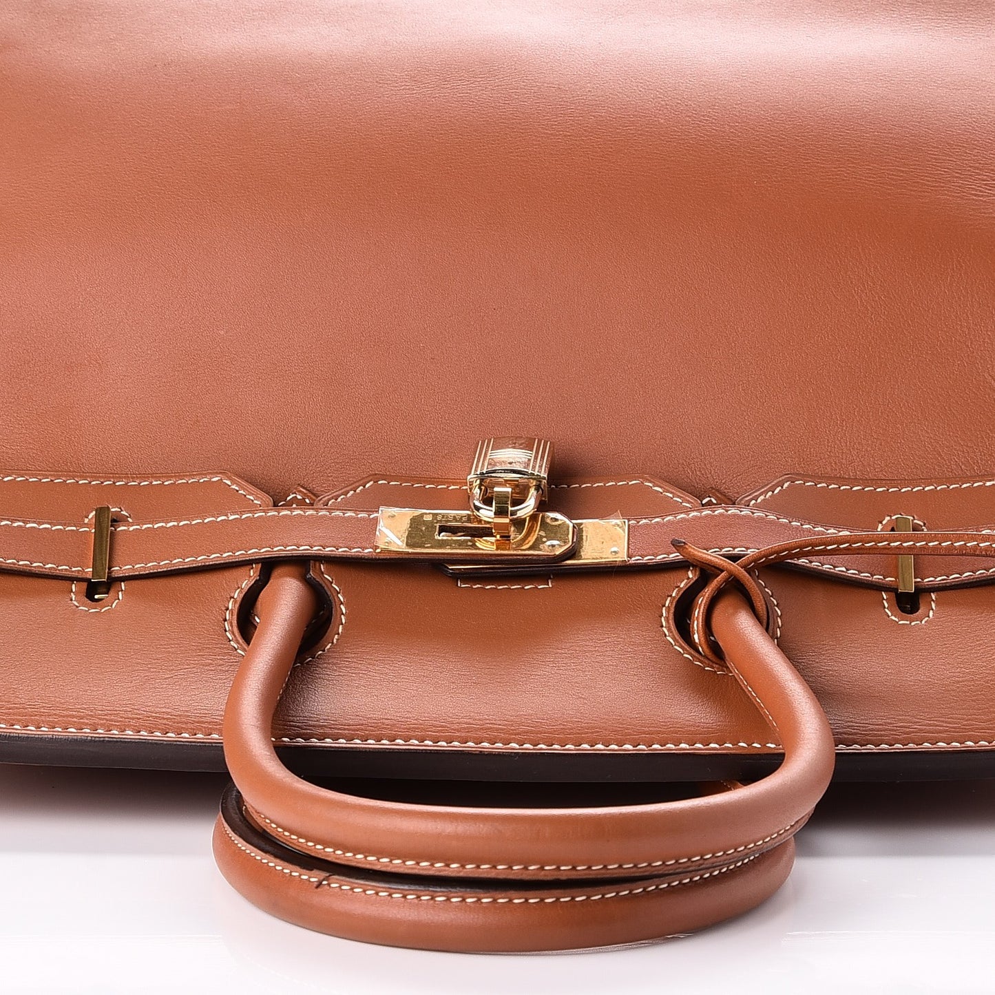 Natural Barenia Birkin 35 Fauve