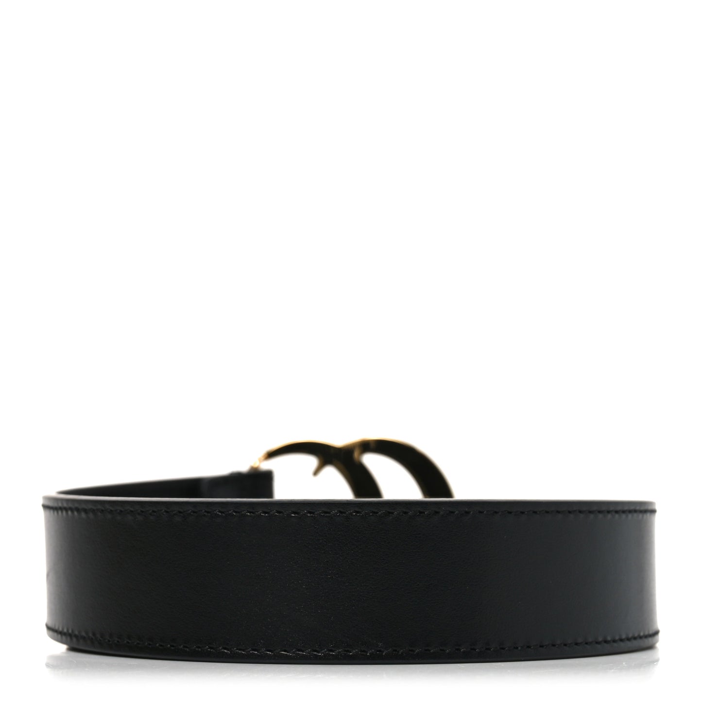Plutone Calfskin Double G 30mm Belt 105 42 Black