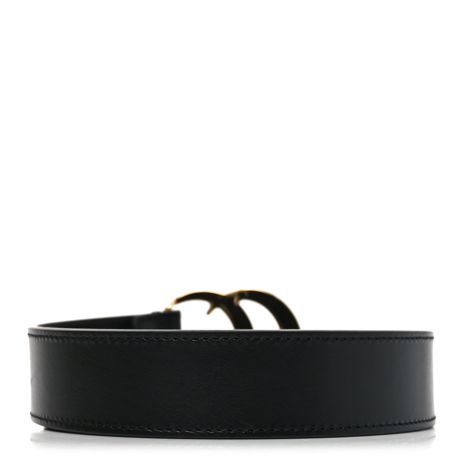 Gucci Plutone Calfskin Double G 30mm Belt 105 42 Black 2 of 5