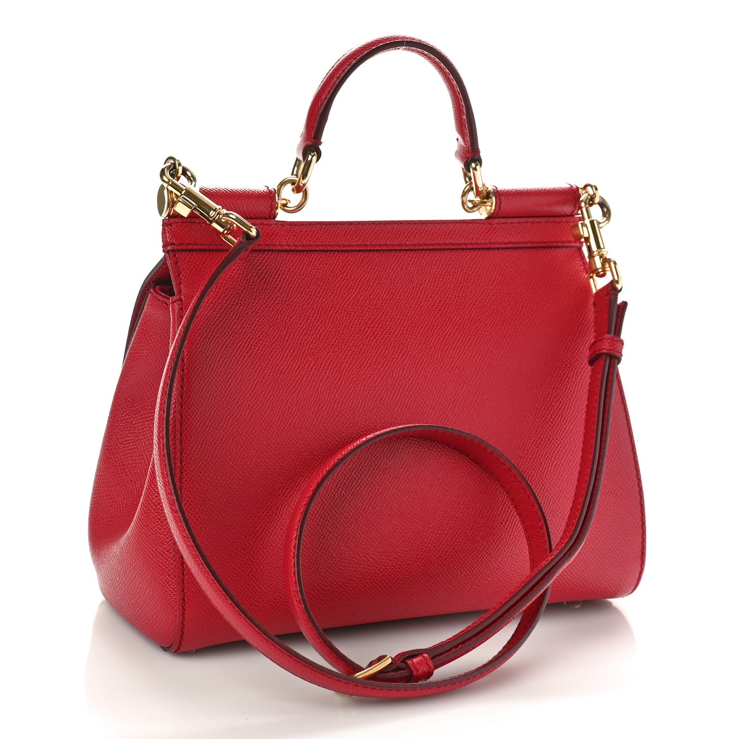 Dauphine Medium Miss Sicily Satchel Dark Red