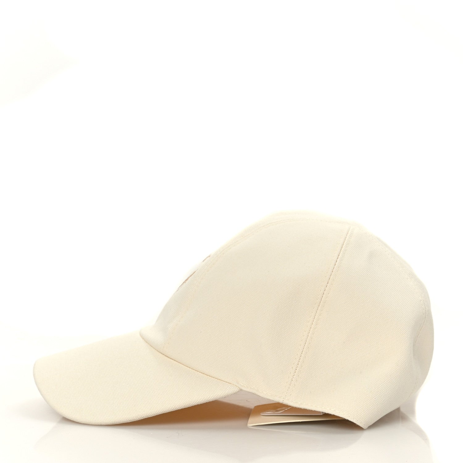 Hermes Cotton Hat 57 White Creme 3 of 7