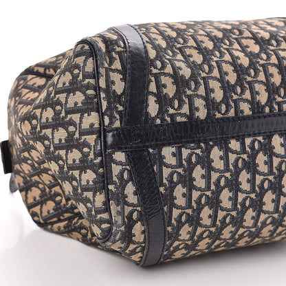 Christian Dior Monogram Boston Navy Blue 9 of 12