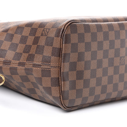 Louis Vuitton Damier Ebene Neo Neverfull MM Rose Ballerine 9 of 11