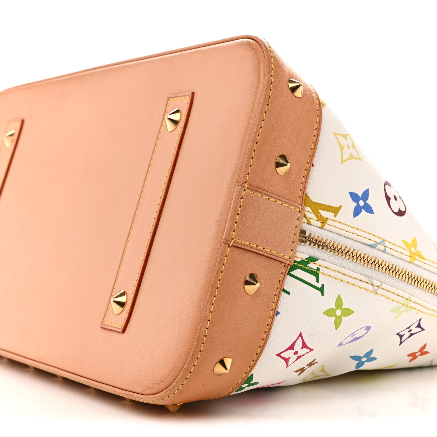 Louis Vuitton Monogram Multicolor Alma GM White 10 of 14