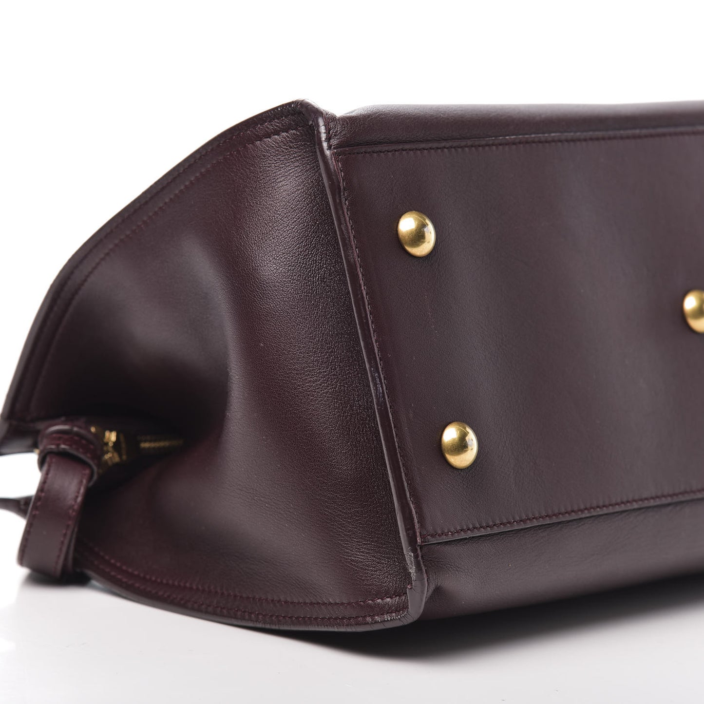 Calfskin Small Classic Y Cabas Bordeaux