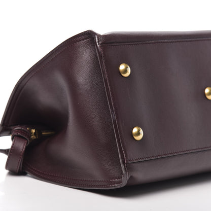 Saint Laurent Calfskin Small Classic Y Cabas Bordeaux 13 of 15