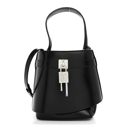 Givenchy Box Calfskin Shark Lock Bucket Bag Black 1 of 9