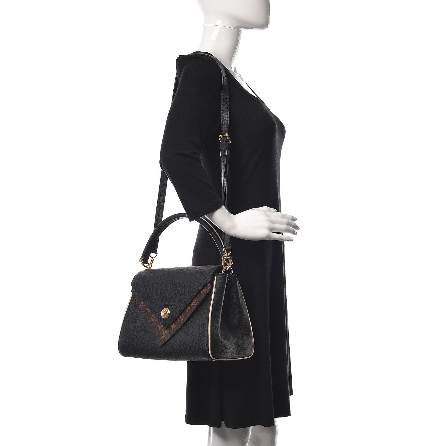 Louis Vuitton Monogram Double V Black 2 of 11