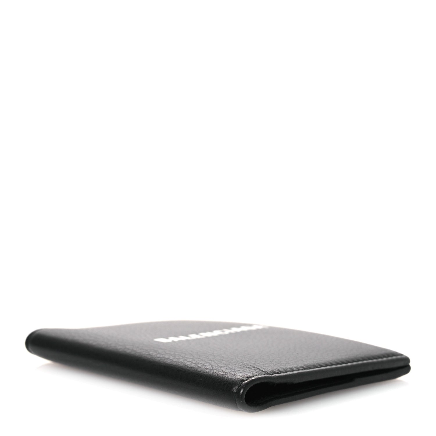 Balenciaga Textured Calfskin Passport Holder Black 4 of 8