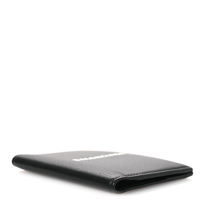 Balenciaga Textured Calfskin Passport Holder Black 4 of 8