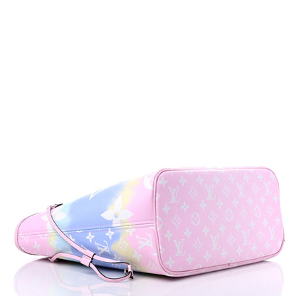 Louis Vuitton Monogram Escale Neverfull MM Pastel 5 of 11