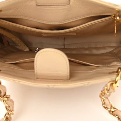 Chanel Caviar Quilted Petit Shopping Tote PST Beige 5 of 11