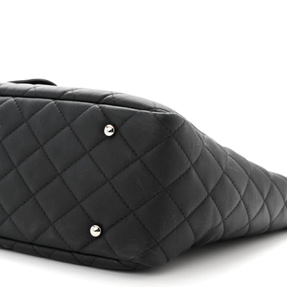 Chanel Calfskin Quilted Ultra Pocket Shopping Tote Black 10 of 10
