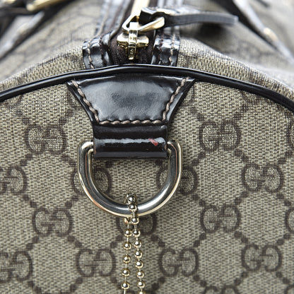 Gucci Monogram Guccissima Hearts Studded Medium Joy Boston Dark Brown 22 of 22