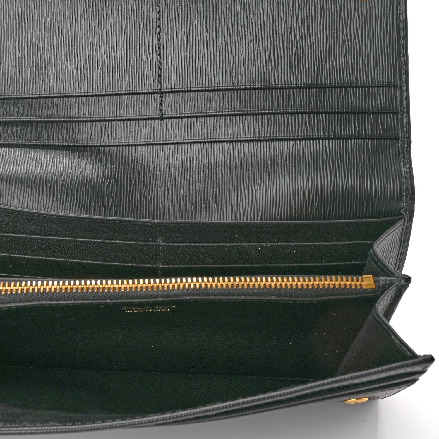 Prada Vitello Move Continental Flap Travel Wallet Black 5 of 9