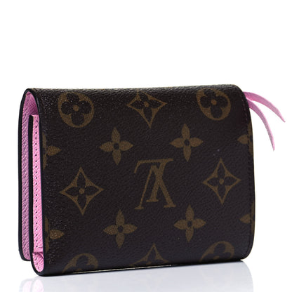 Louis Vuitton Monogram 2021 Christmas Animation Japanese Garden Victorine Wallet Wisteria Pink 3 of 6