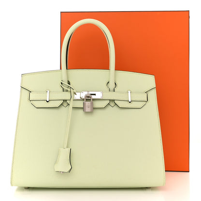 Hermes Epsom Sellier Birkin 30 Vert Fizz 11 of 11