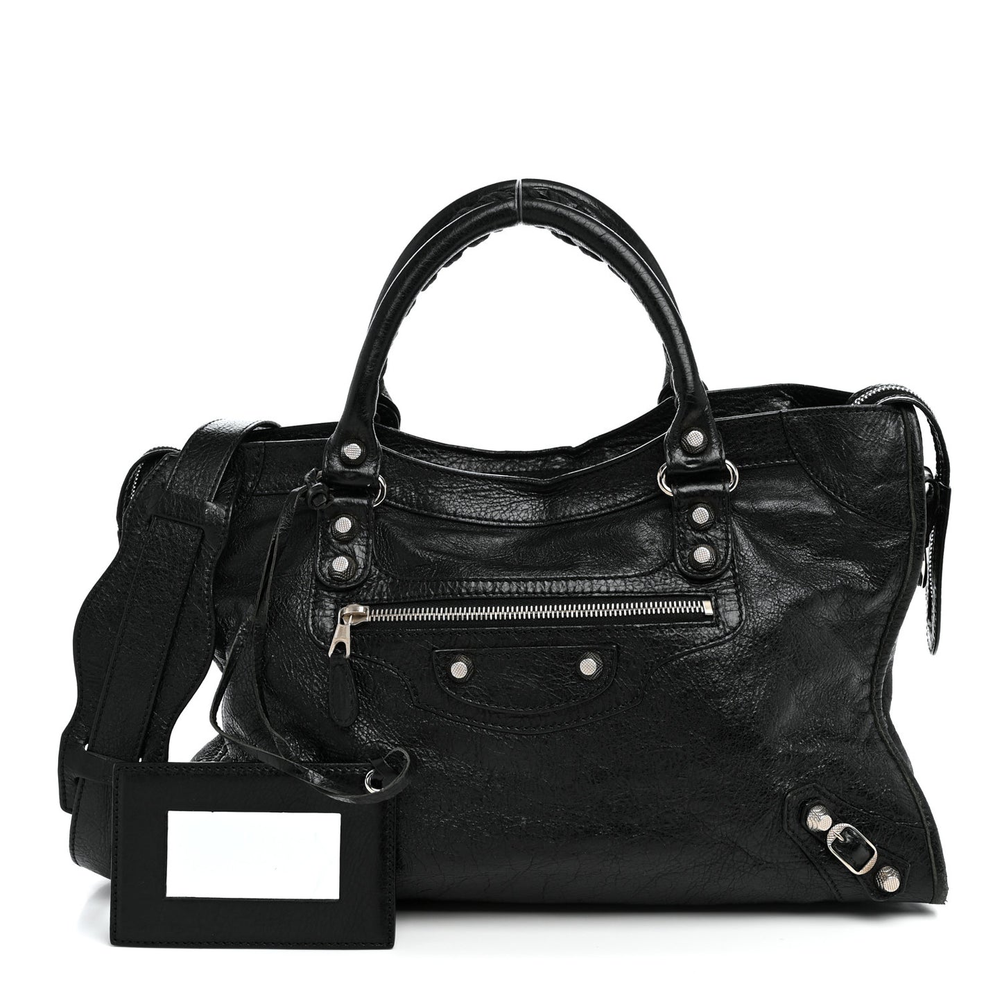 Agneau Giant 12 Silver Hardware City Black