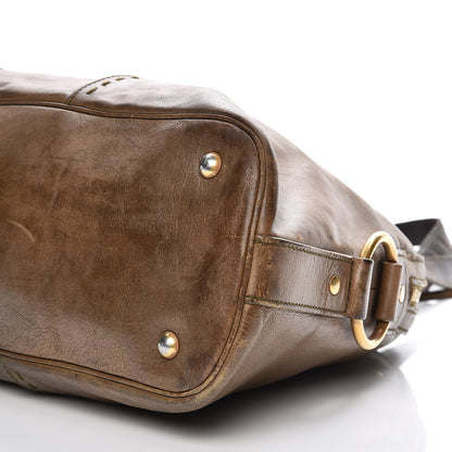 Saint Laurent Calfskin Large Muse Olive 16 of 22