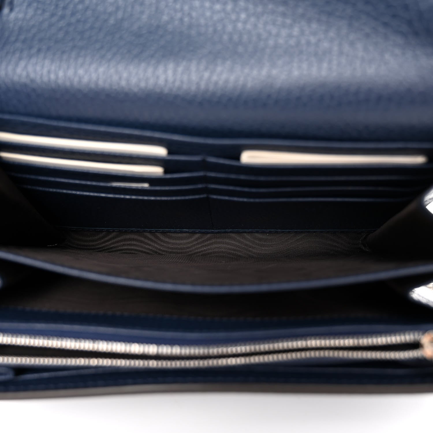 Gucci Dollar Calfskin Crystal Mini Dionysus Chain Wallet Blue Agata Black Diamond 5 of 10