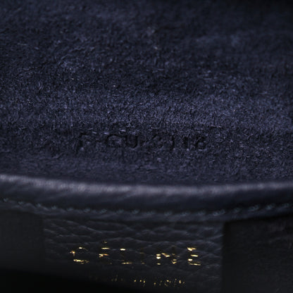 Celine Drummed Calfskin Nano Luggage Navy Blue 7 of 10