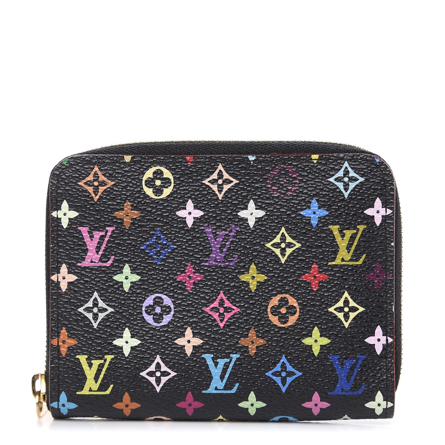 Monogram Multicolor Zippy Coin Purse Black Grenade