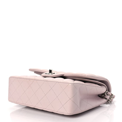 Chanel Lambskin Quilted Small Double Flap Light Purple 8 of 8
