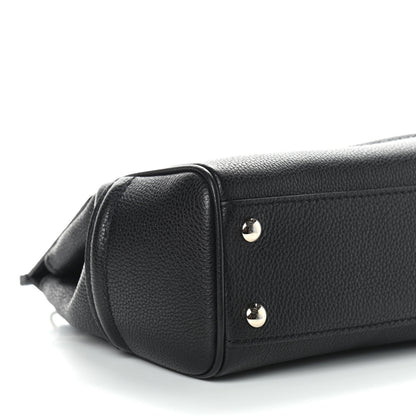 Versace Calfskin Medium Palazzo Empire Bag Black 9 of 10
