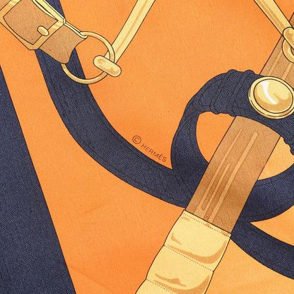 Hermes Shantung Silk Eperon D'Or Poncho 4 of 8