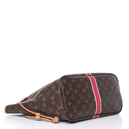 Louis Vuitton Monogram My LV Heritage Neverfull MM Fuchsia White 4 of 18