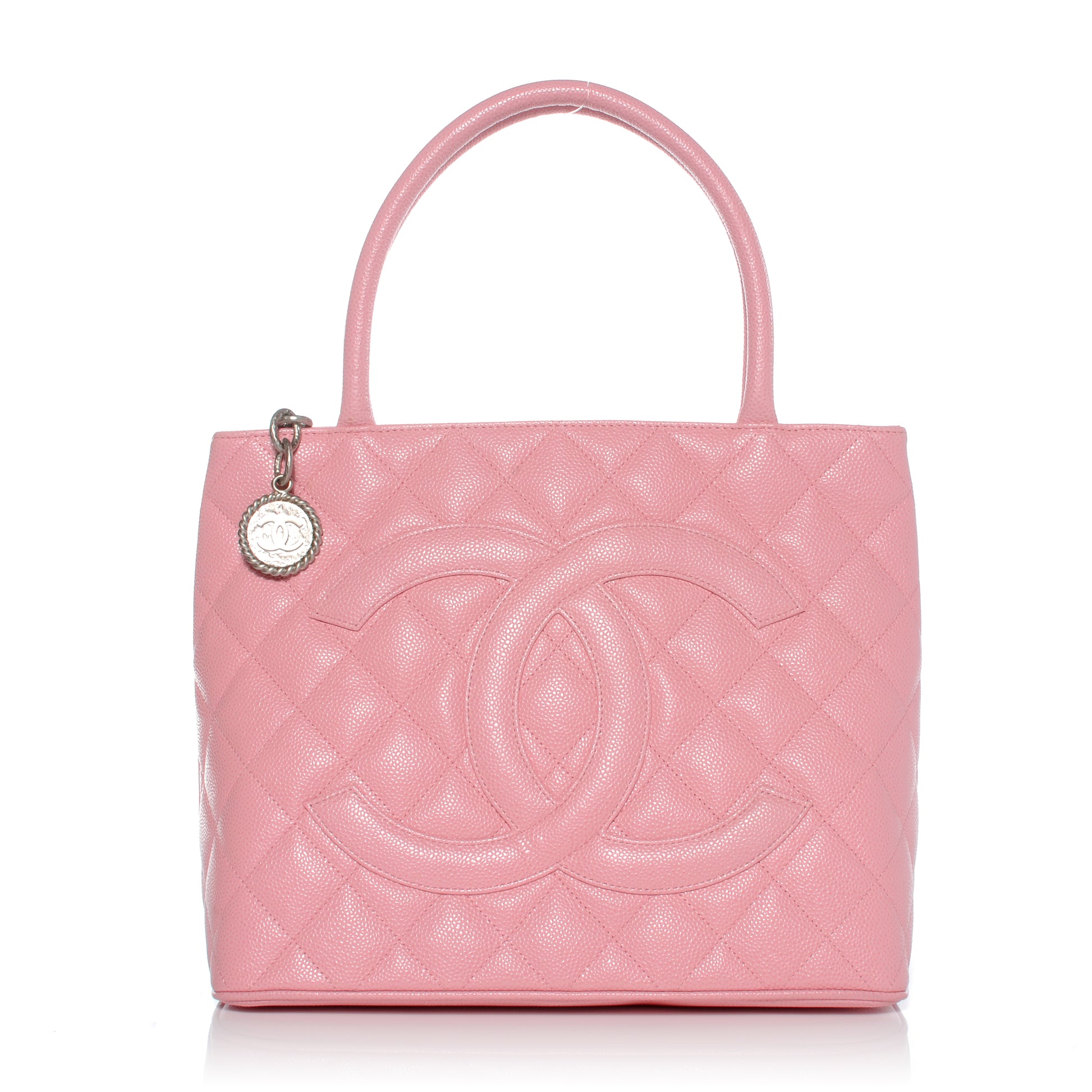 Chanel Caviar Medallion Tote Pink 1 of 8
