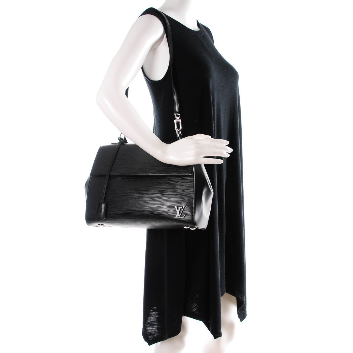 Louis Vuitton Epi Cluny MM Black 2 of 7