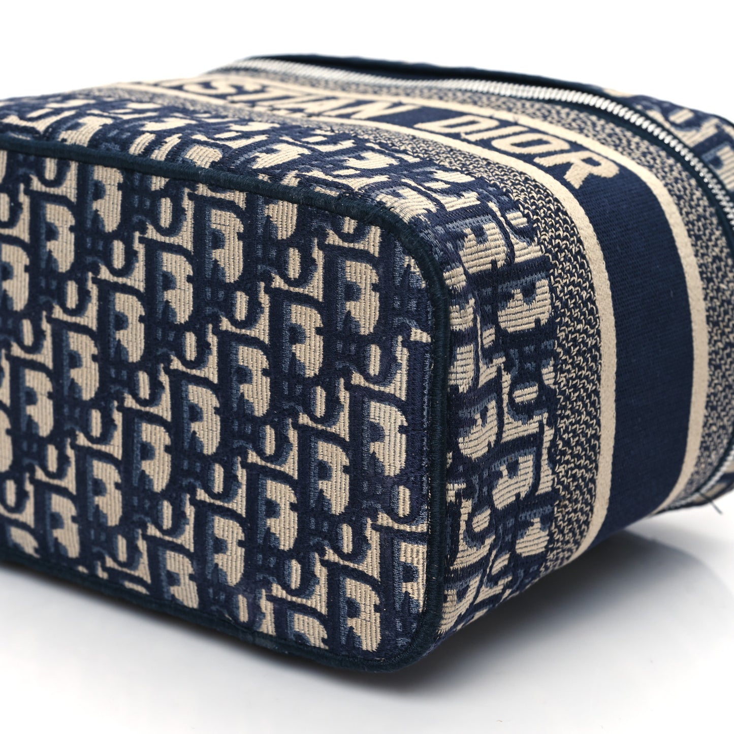 Oblique Diortravel Vanity Case Blue