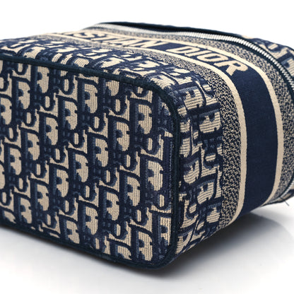 Christian Dior Oblique Diortravel Vanity Case Blue 9 of 11