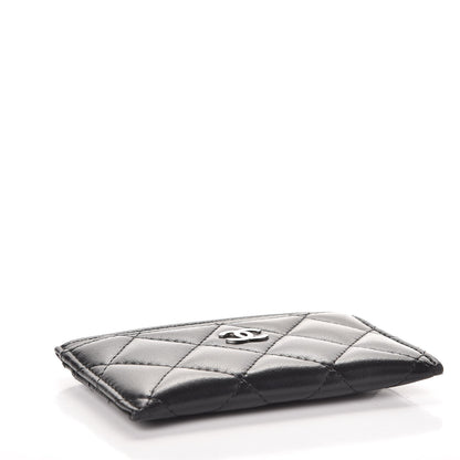 Chanel Lambskin Quilted Card Holder Black 4 of 9