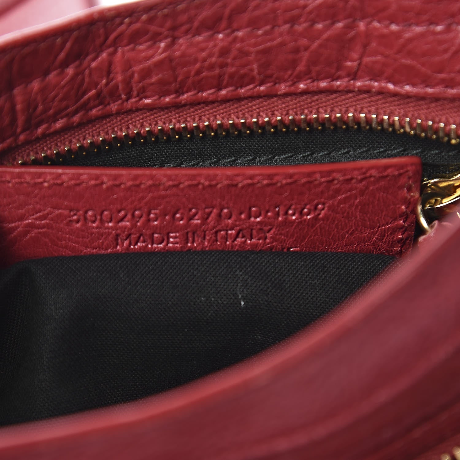 Balenciaga Agneau Classic Gold Hardware Mini City Rouge Sapphire 7 of 11