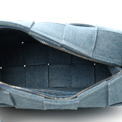 Bottega Veneta Denim Maxi Intrecciato Brick Cassette Bag Indigo 5 of 10