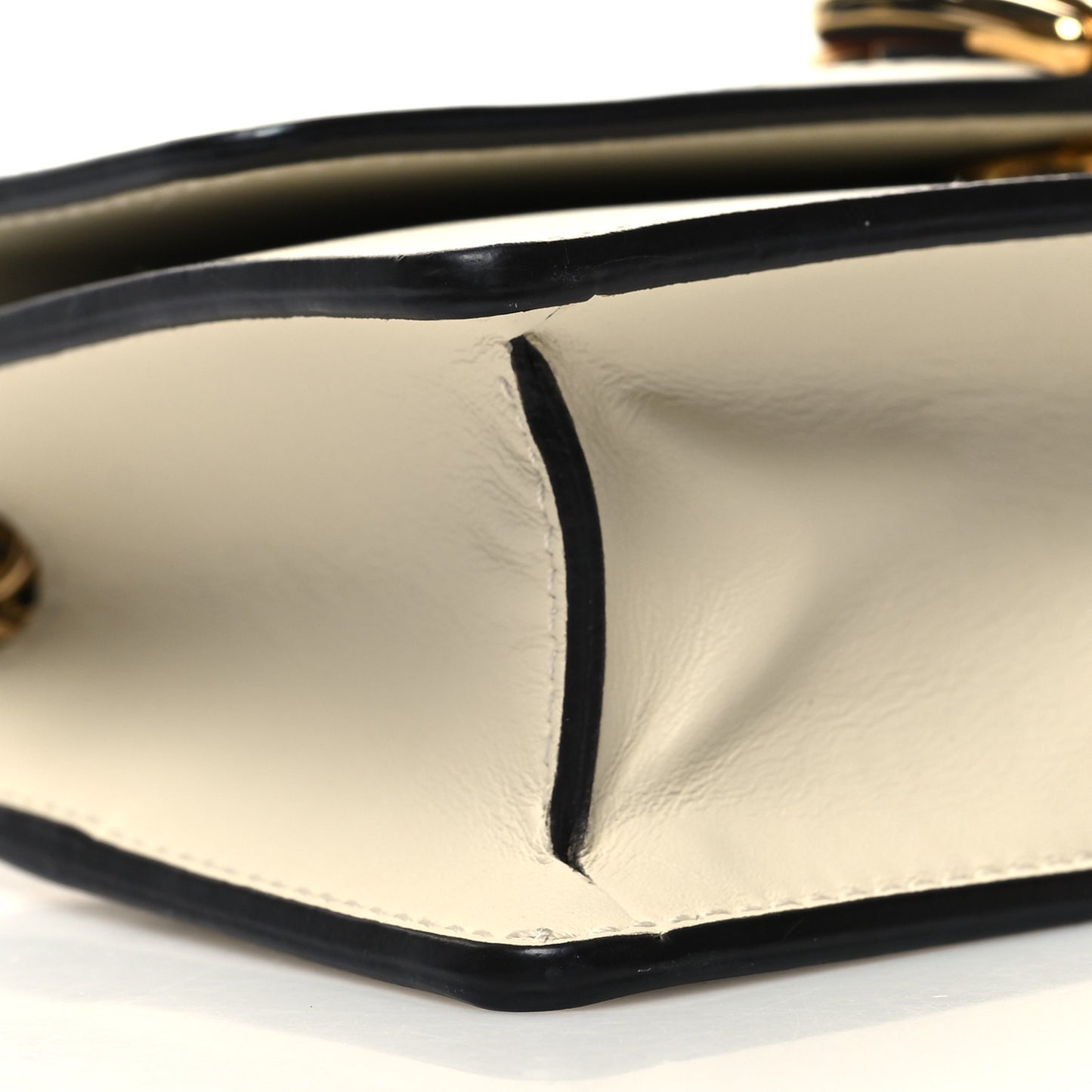 Calfskin Super Mini Sylvie Chain Shoulder Bag White